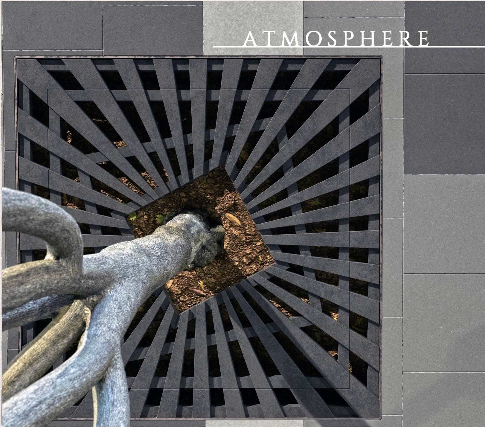 Приствольная решетка для дерева ZKING ATMOSPHERE 1.2х1.2м Черная в Рязани фото