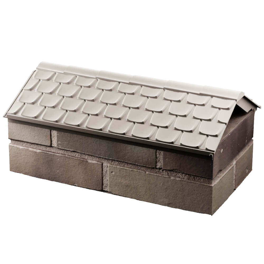 Парапет Zking Эльбрус Бежевый с посадкой на 1 кирпич (255мм) в Рязани фото