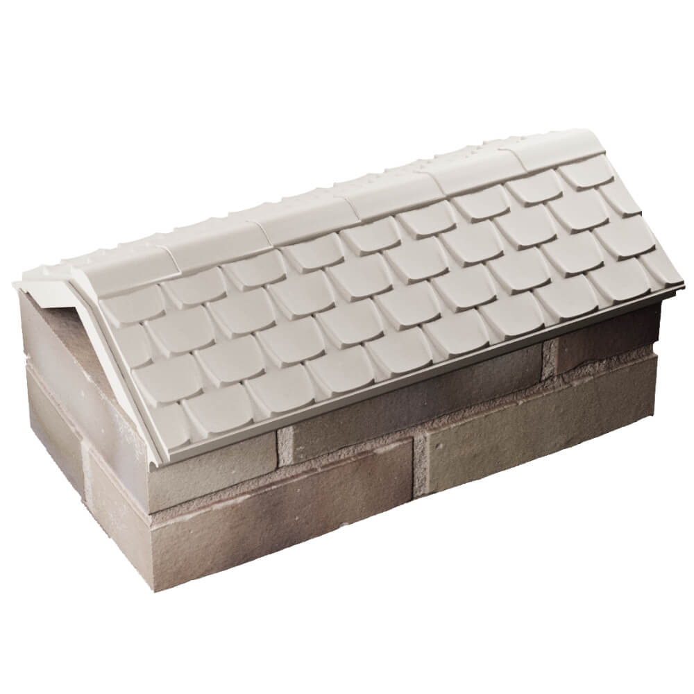 Парапет Zking Эльбрус Бежевый с посадкой на 1 кирпич (255мм) в Рязани фото