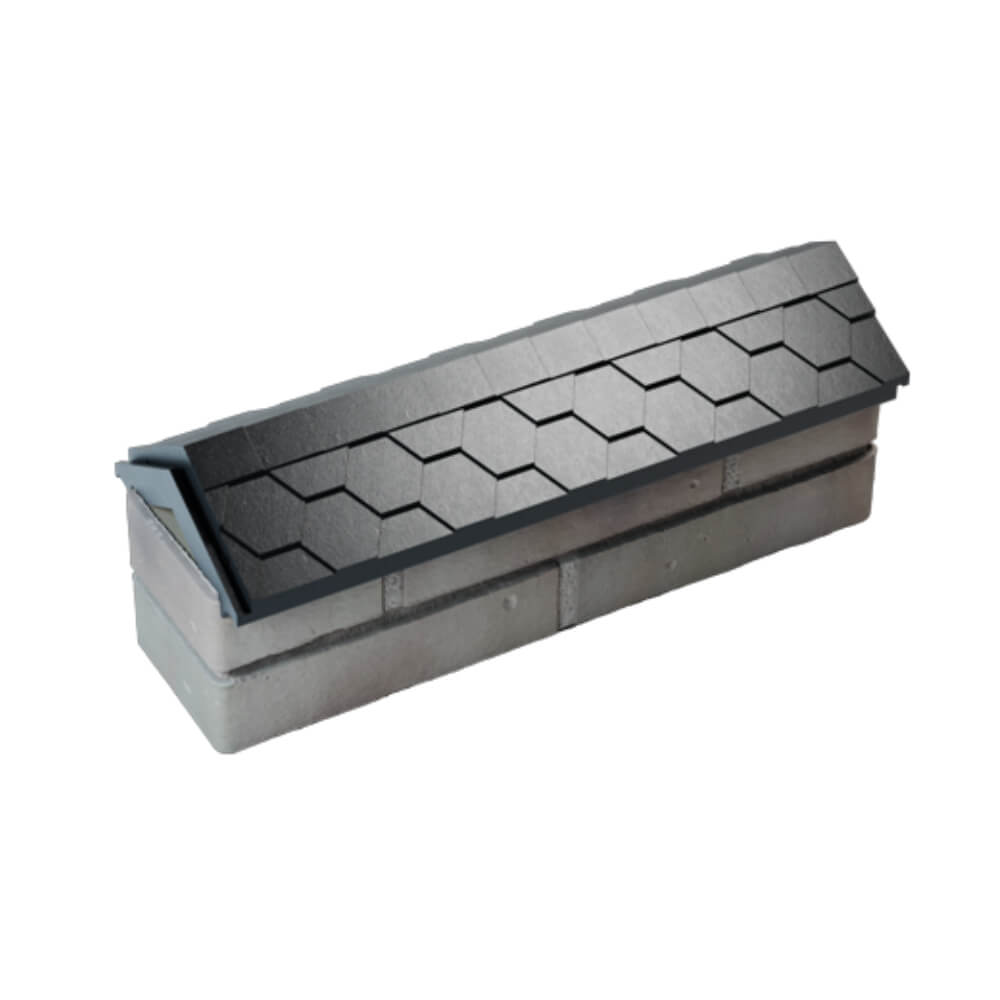 Парапет Zking Эверест Черный с посадкой на 0.5 кирпича (130мм) в Рязани фото