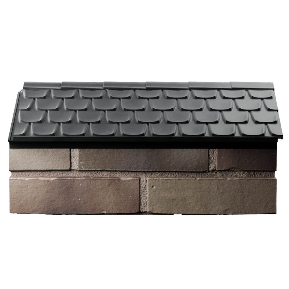 Парапет Zking Эльбрус Серый с посадкой на 1 кирпич (255мм) в Рязани фото