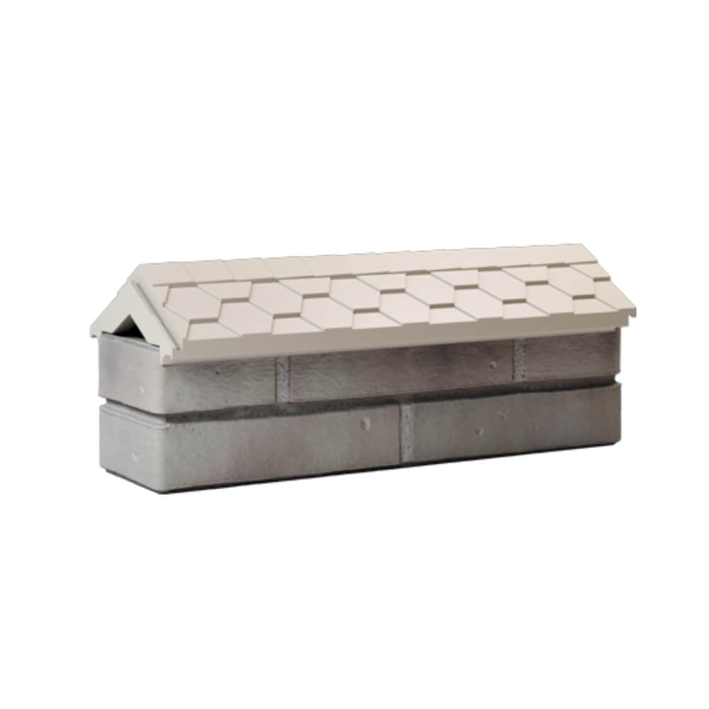 Парапет Zking Эверест Бежевый с посадкой на 0.5 кирпича (130мм) Рязань фото