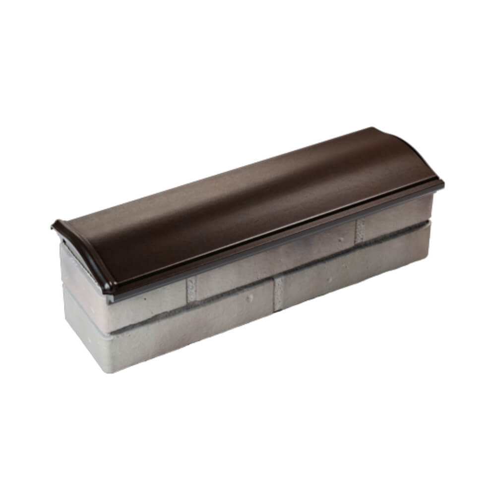 Парапет Zking Монблан Коричневый посадка на 0.5 кирпича (130мм) в Рязани фото