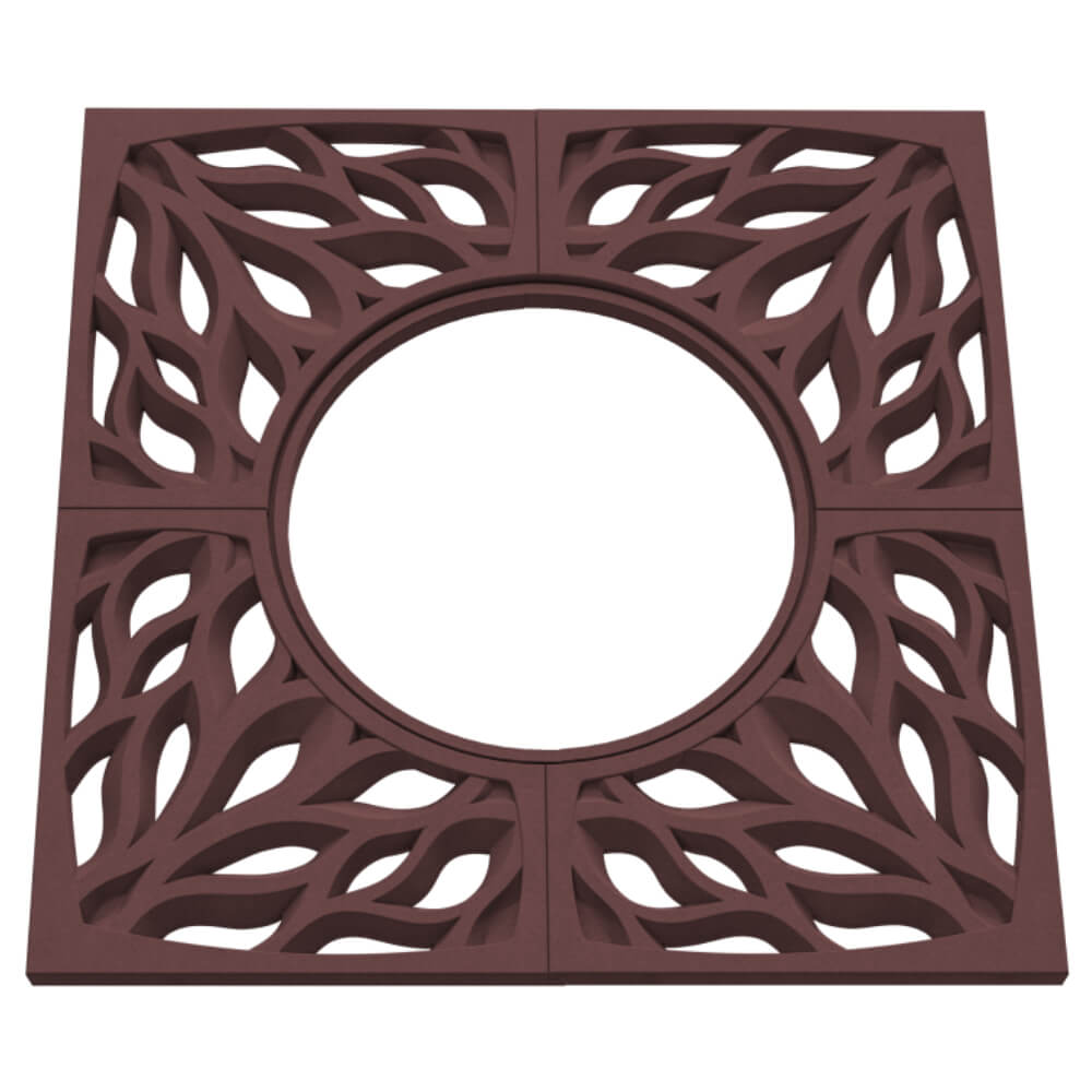 Приствольная решетка для дерева ZKING CRUST 1.2х1.2м Коричневая в Рязани фото