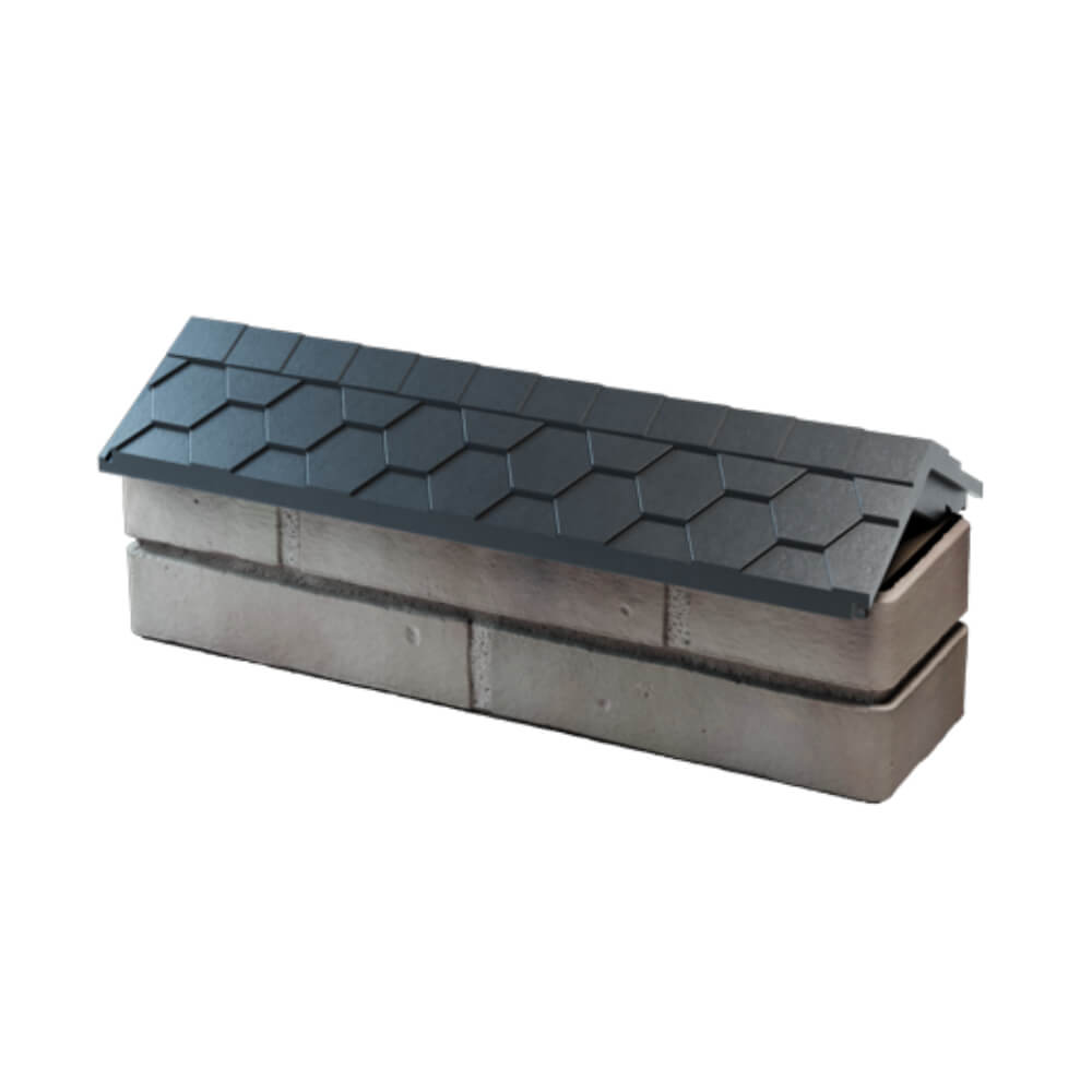 Парапет Zking Эверест Серый с посадкой на 0.5 кирпича (130мм) в Рязани фото