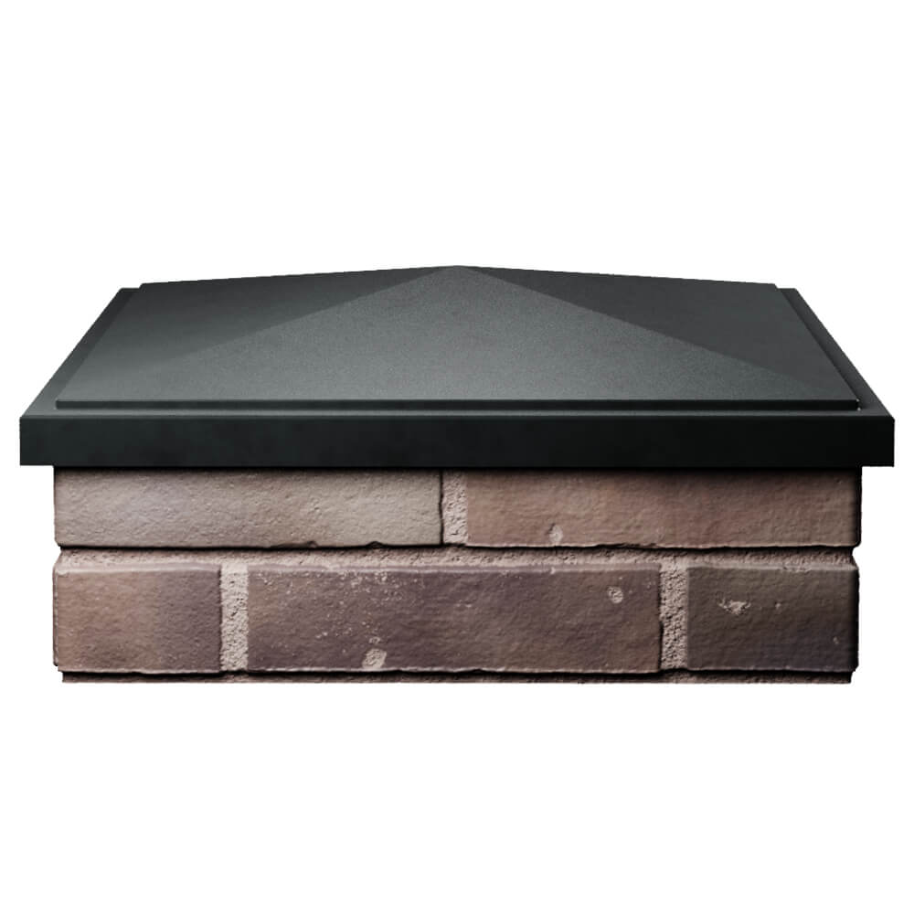 Колпак Zking БонаМоно Черный на столб 2х2 кирпича (515х515, 530х530мм) Рязань фото