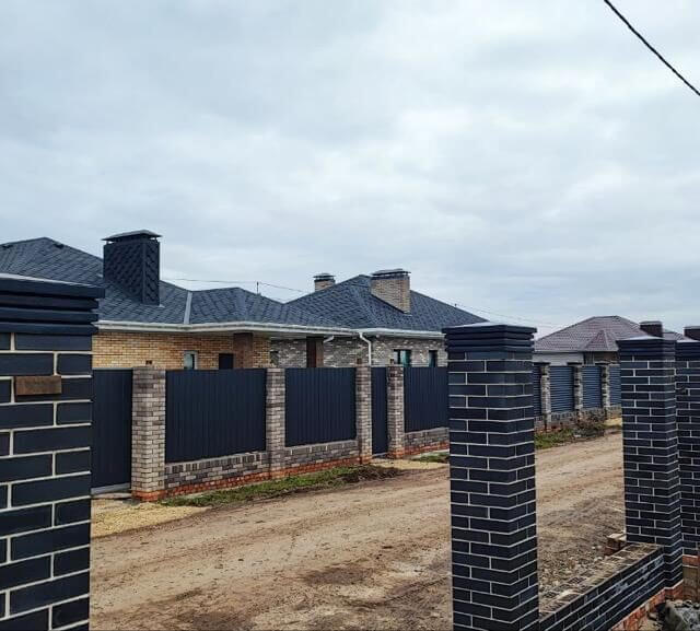 Колпак Zking Бона ХайТек Серый на столб 1.5х1.5 кирпича (385х385мм) в Рязани фото