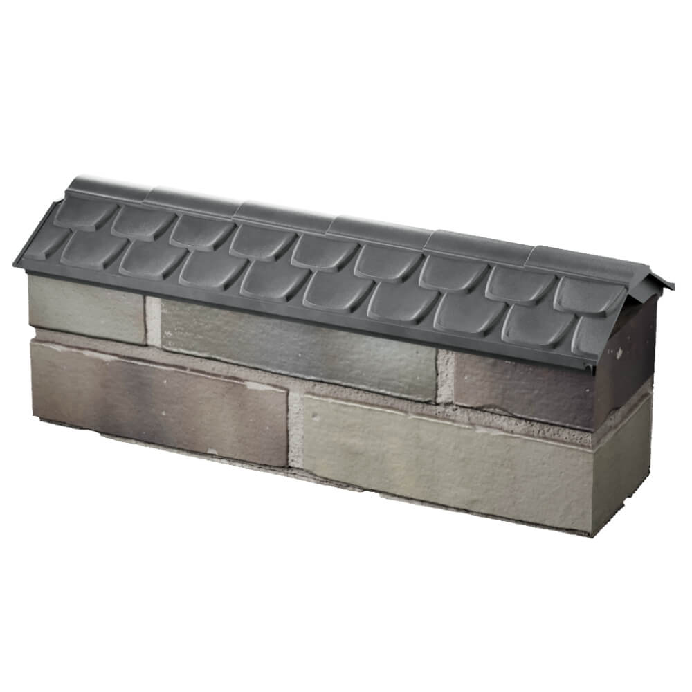 Парапет Zking Эльбрус Серый с посадкой на 0.5 кирпича (130мм) в Рязани фото