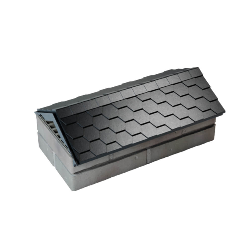 Парапет Zking Эверест Черный с посадкой на 1 кирпич (200/225/255мм) в Рязани фото