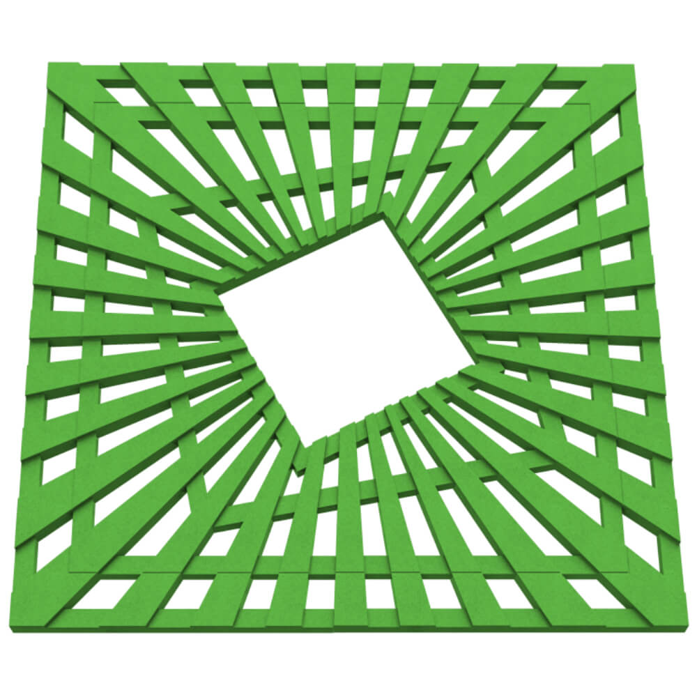 Приствольная решетка для дерева ZKING ATMOSPHERE 1.2х1.2м Зеленая в Рязани фото