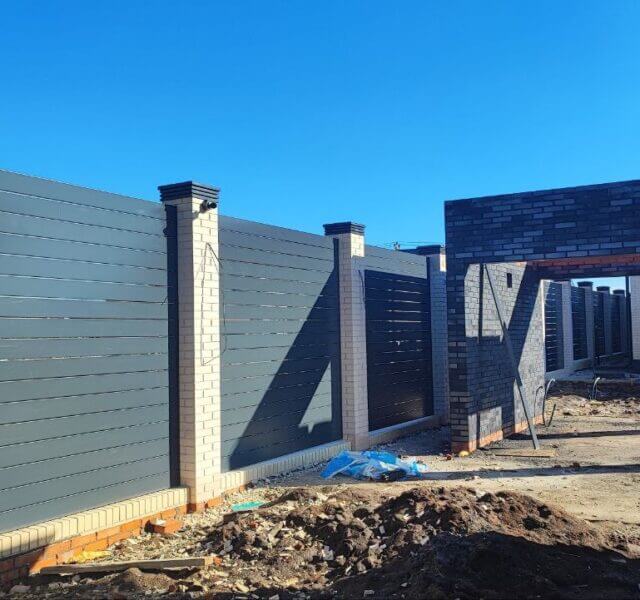 Колпак Zking Бона ХайТек Серый на столб 1.5х1.5 кирпича (385х385мм) в Рязани фото