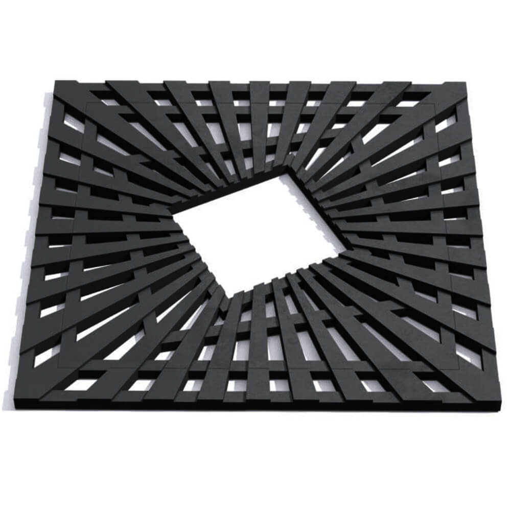 Приствольная решетка для дерева ZKING ATMOSPHERE 1.2х1.2м Черная Рязань фото