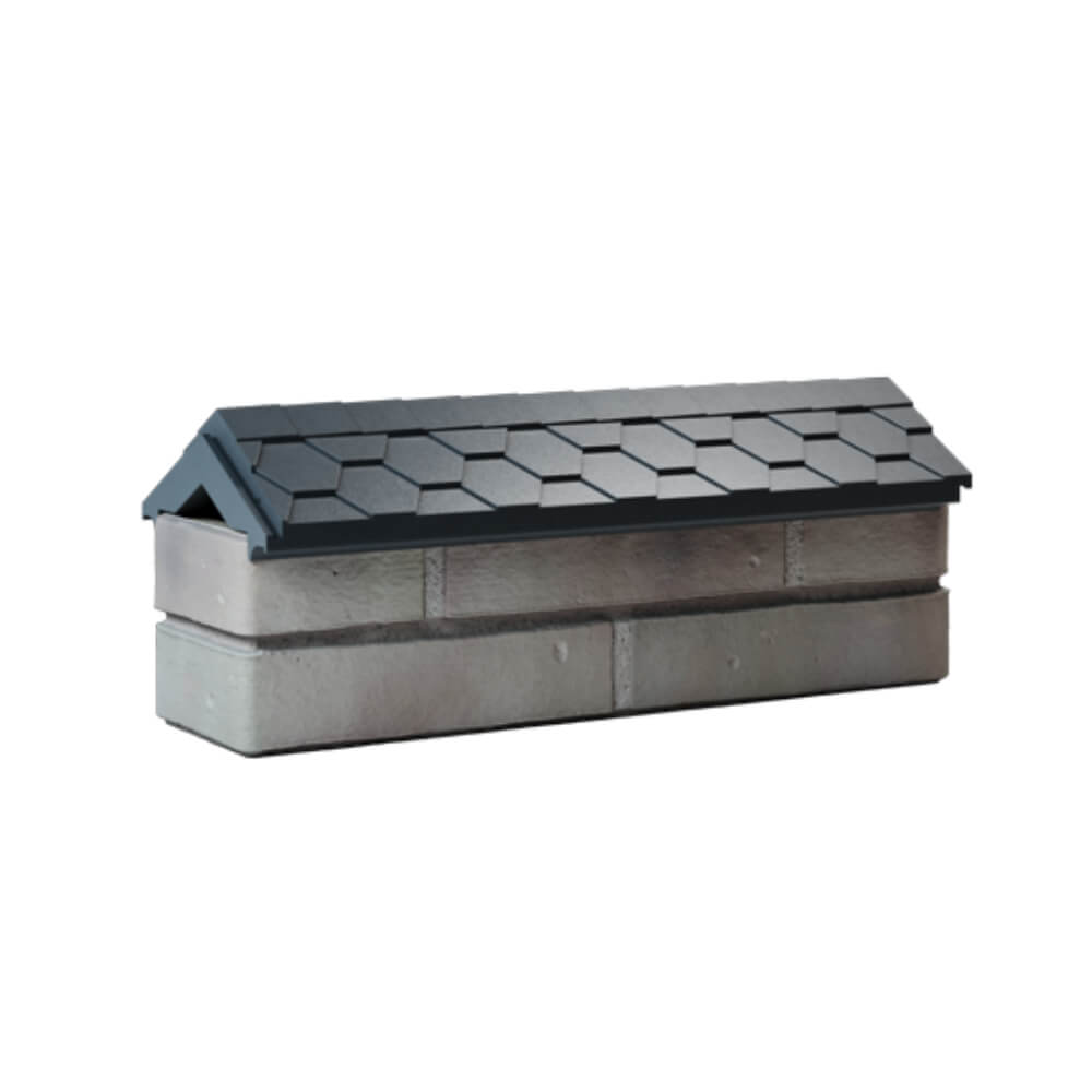 Парапет Zking Эверест Серый с посадкой на 0.5 кирпича (130мм) Рязань фото