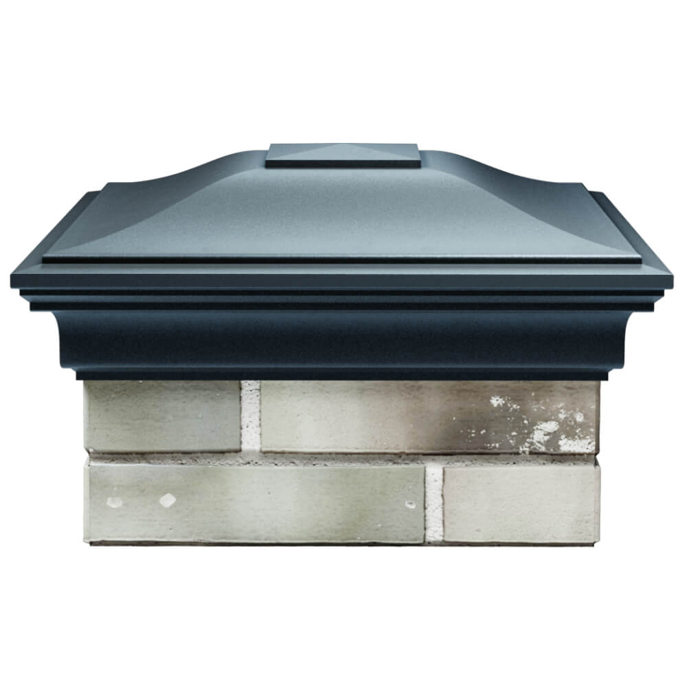 Колпак Zking Монблан Серый на столб 1.5х1.5 кирпича (385х385мм) Рязань фото