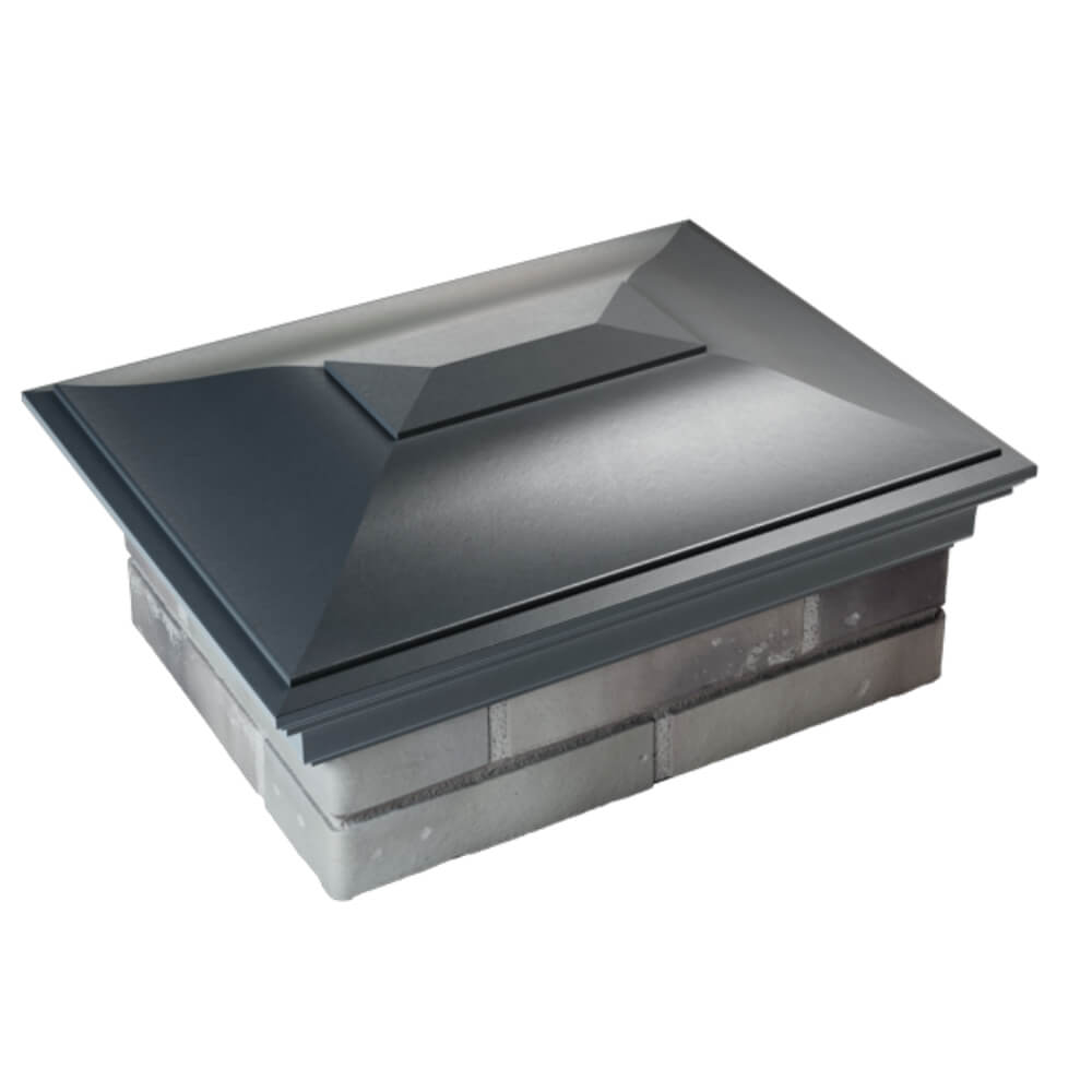 Колпак Zking Монблан Серый на столб 2х1.5 кирпича (515х385мм) Рязань фото