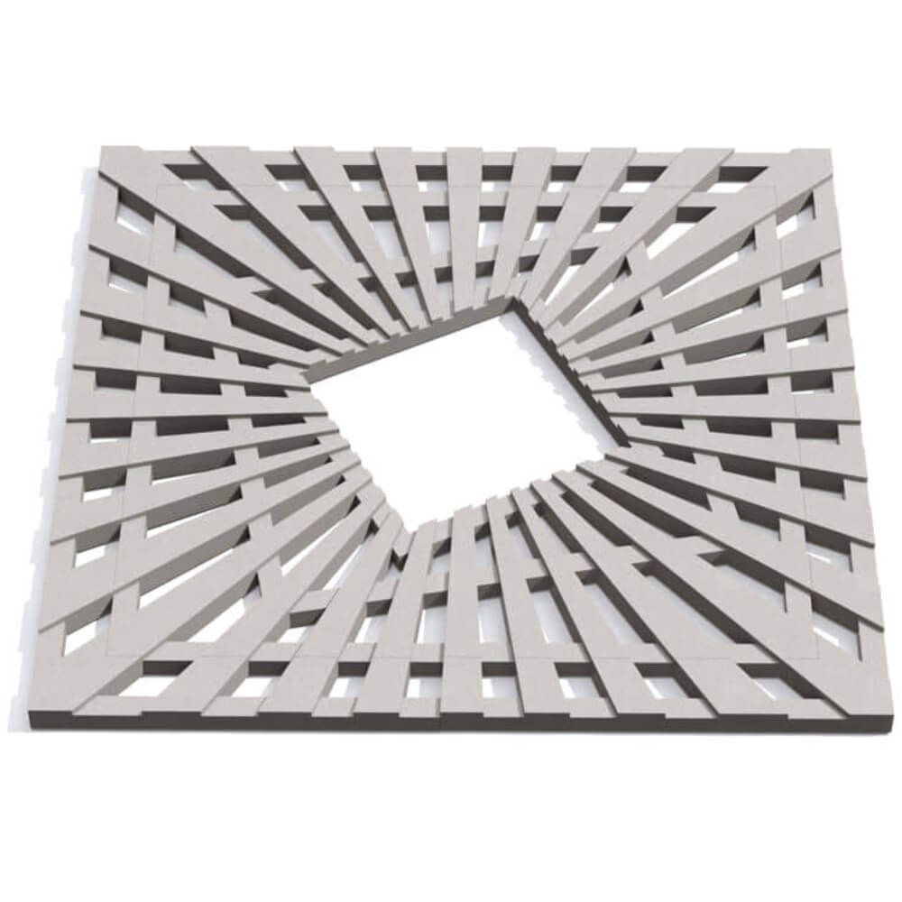 Приствольная решетка для дерева ZKING ATMOSPHERE 1.2х1.2м Бежевая Рязань фото