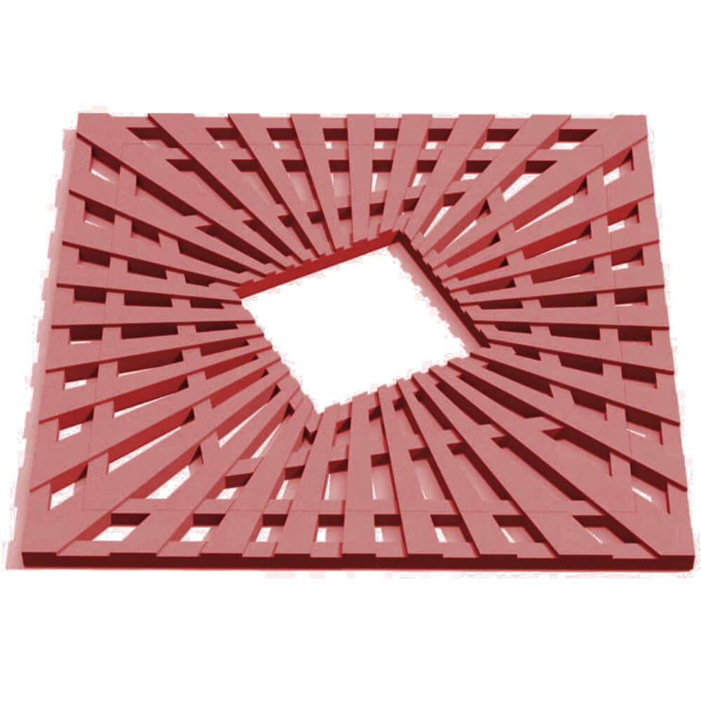 Приствольная решетка для дерева ZKING ATMOSPHERE 1.2х1.2м Красная Рязань фото