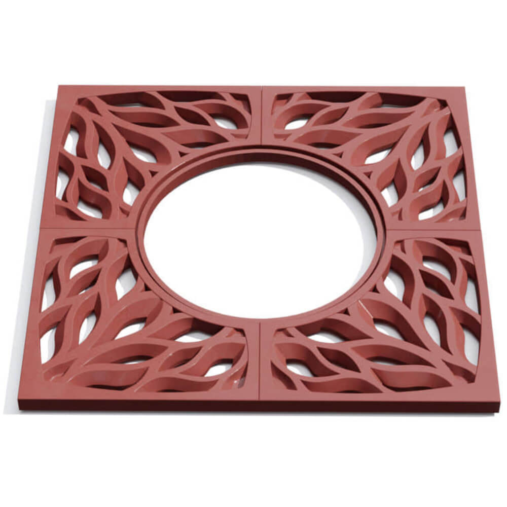 Приствольная решетка для дерева ZKING CRUST 1.2х1.2м Красная Рязань фото