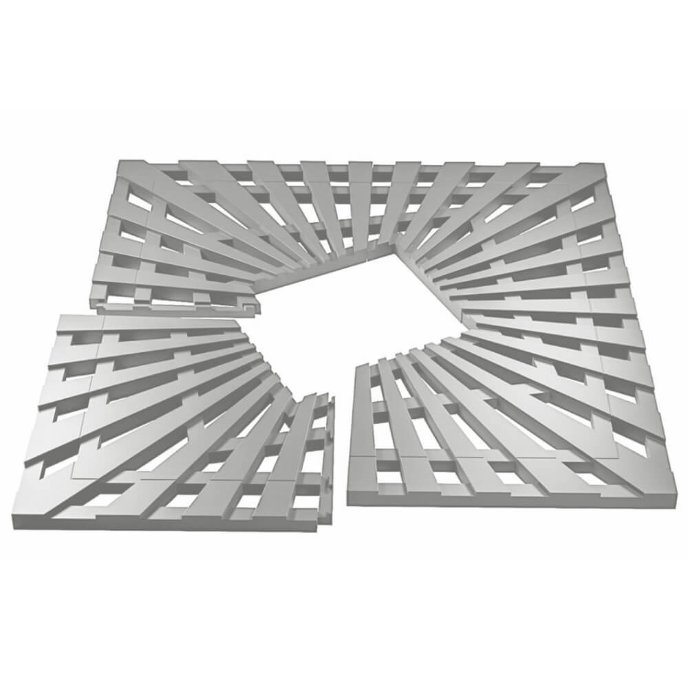 Приствольная решетка для дерева ZKING ATMOSPHERE 1.2х1.2м Бежевая в Рязани фото