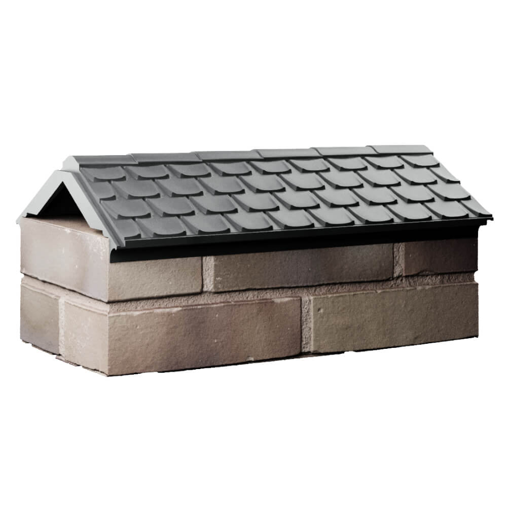 Парапет Zking Эльбрус Серый с посадкой на 1 кирпич (255мм) Рязань фото