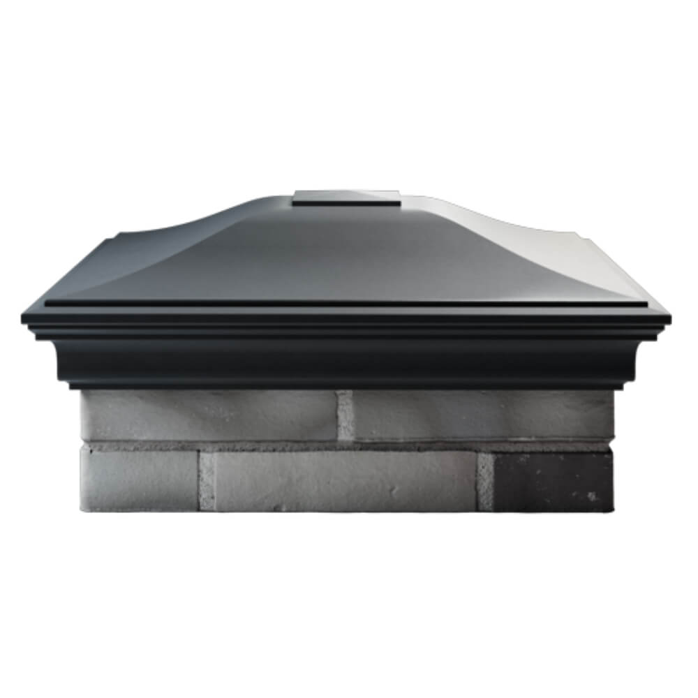 Колпак Zking Монблан Серый на столб 2х2 кирпича (515х515мм) в Рязани фото