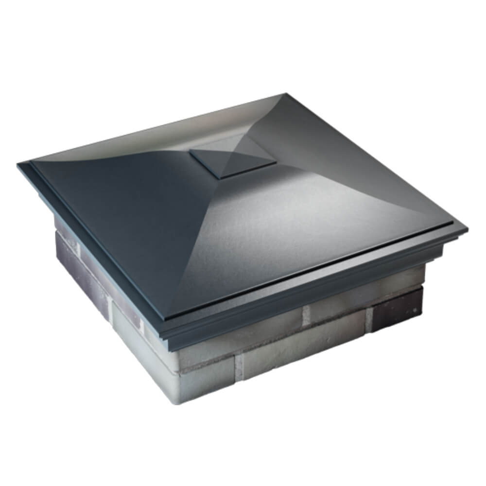 Колпак Zking Монблан Серый на столб 2х2 кирпича (515х515мм) Рязань фото