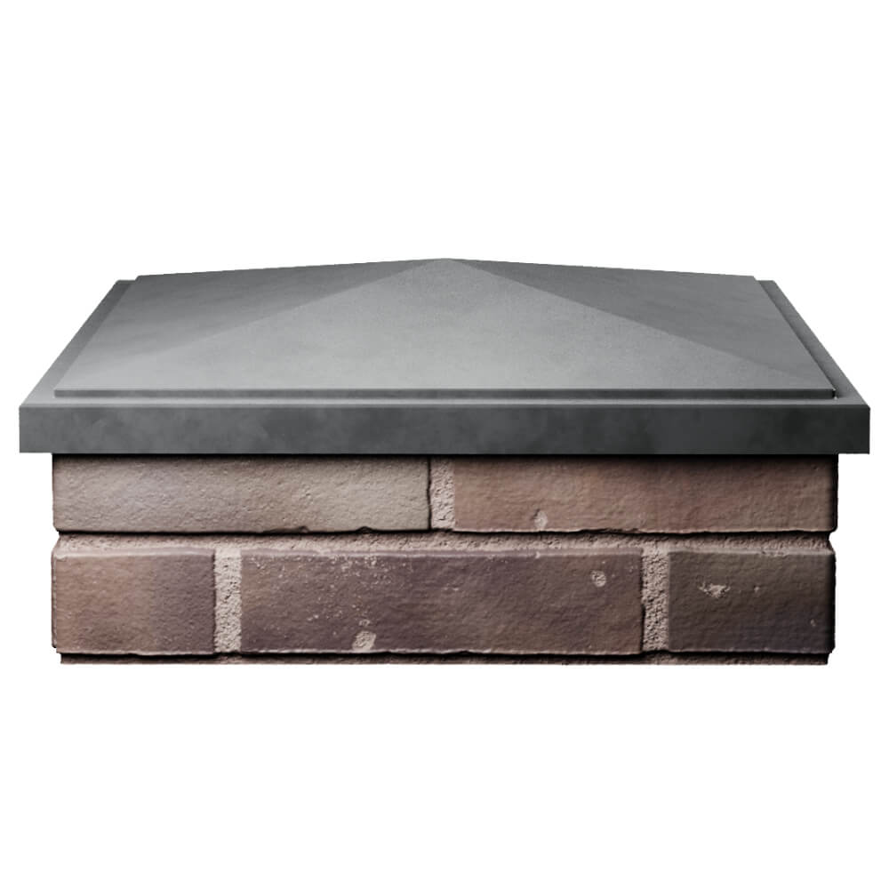 Колпак Zking БонаМоно Серый на столб 2х2 кирпича (515х515, 530х530мм) Рязань фото