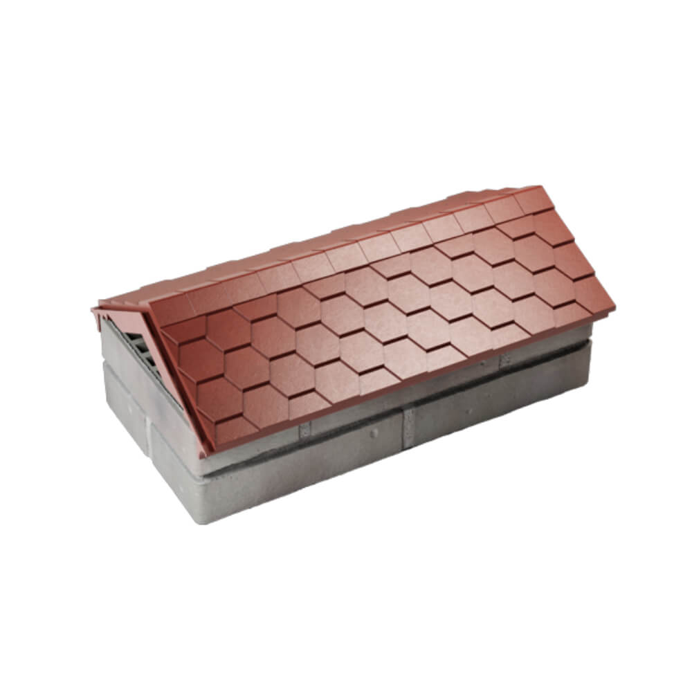 Парапет Zking Эверест Красный с посадкой на 1 кирпич (200/225/255мм) в Рязани фото