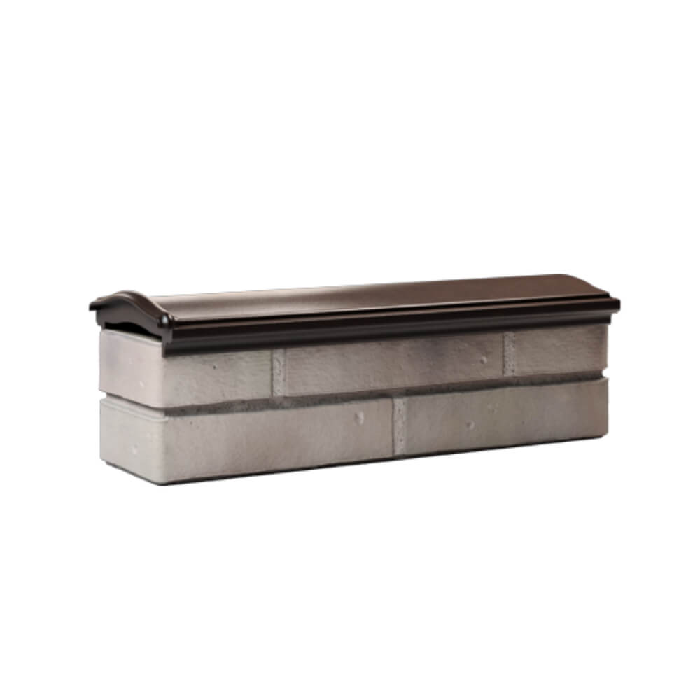 Парапет Zking Монблан Коричневый посадка на 0.5 кирпича (130мм) Рязань фото