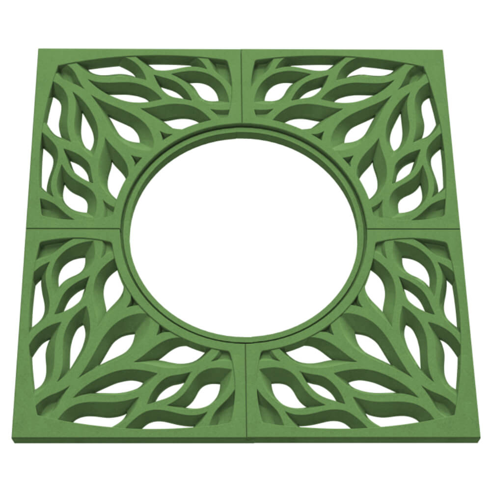 Приствольная решетка для дерева ZKING CRUST 1.2х1.2м Зеленая в Рязани фото