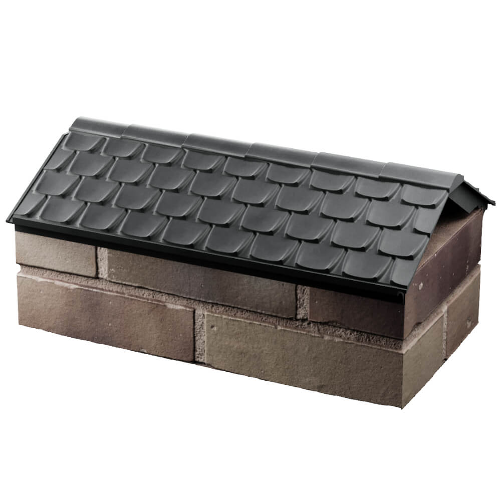 Парапет Zking Эльбрус Серый с посадкой на 1 кирпич (255мм) в Рязани фото