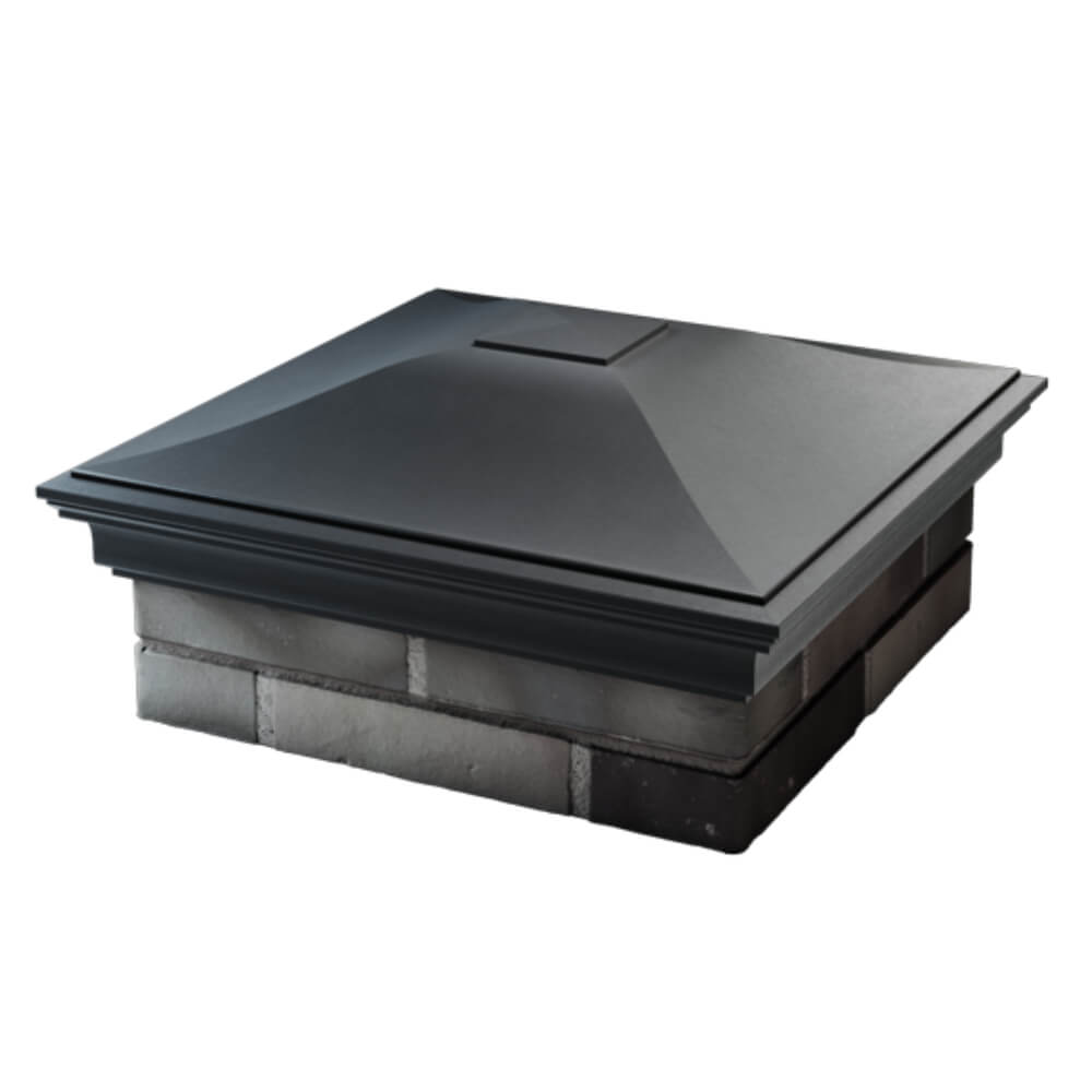 Колпак Zking Монблан Серый на столб 2х2 кирпича (515х515мм) в Рязани фото