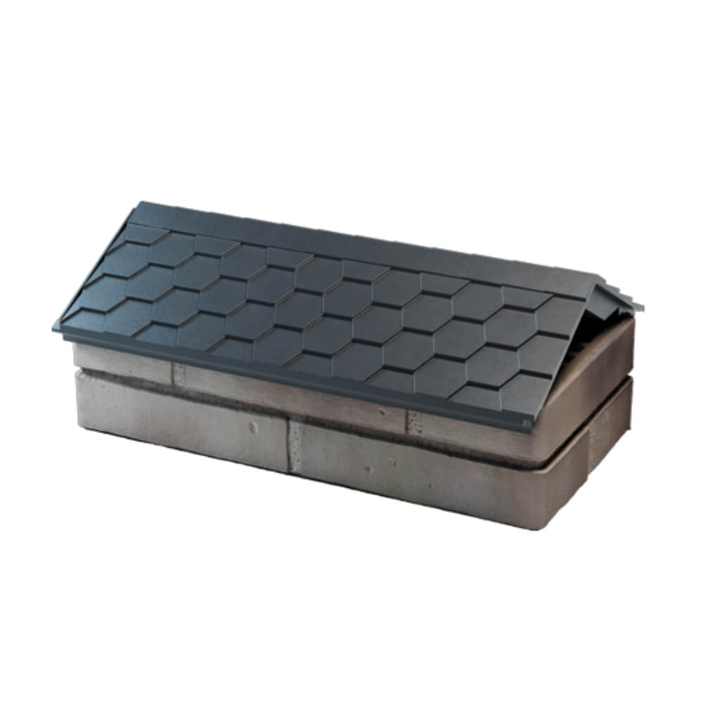 Парапет Zking Эверест Серый с посадкой на 1 кирпич (200/225/255мм) в Рязани фото