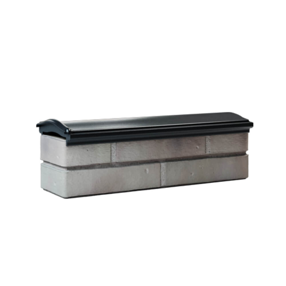 Парапет Zking Монблан Черный посадка на 0.5 кирпича (130мм) Рязань фото