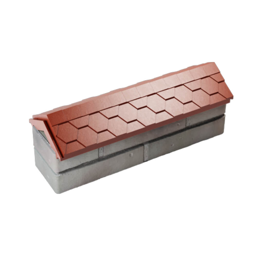 Парапет Zking Эверест Красный с посадкой на 0.5 кирпича (130мм) в Рязани фото