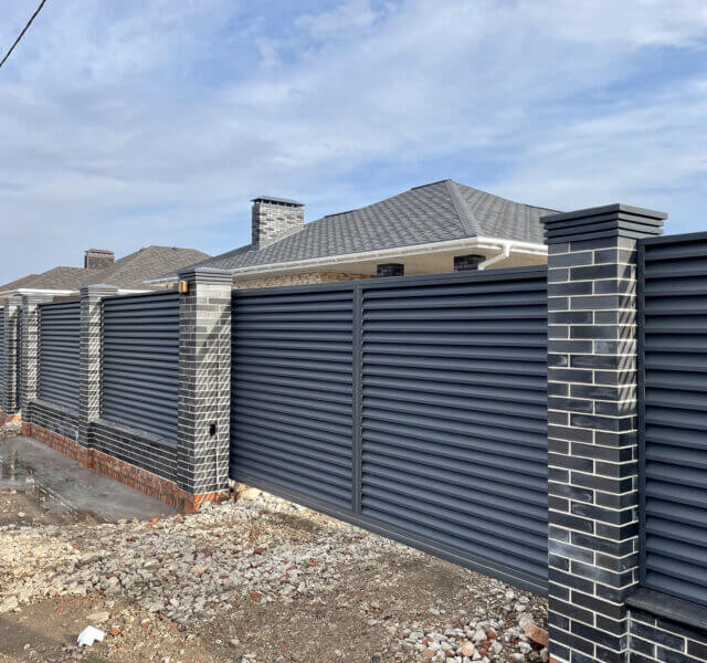 Колпак Zking Бона ХайТек Серый на столб 1.5х1.5 кирпича (385х385мм) в Рязани фото