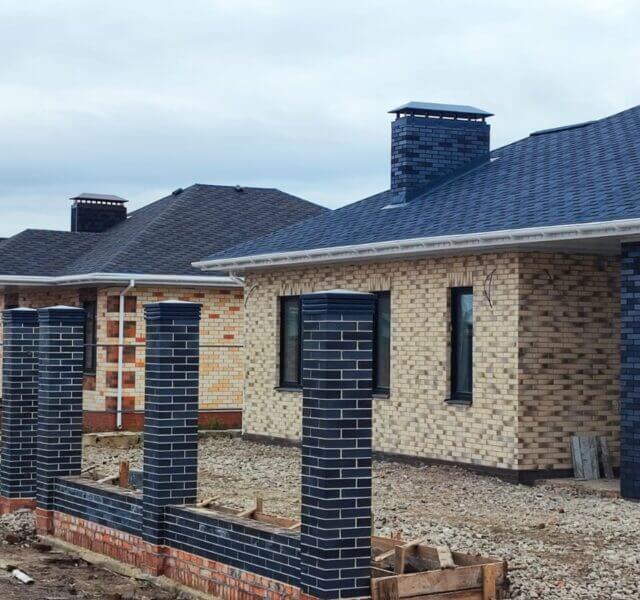 Колпак Zking Бона ХайТек Серый на столб 1.5х1.5 кирпича (385х385мм) в Рязани фото