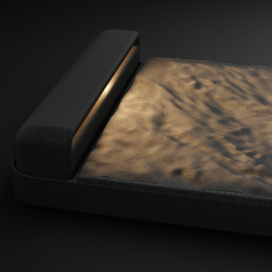 LED Светильник для шаговой плиты STONE Графитовый Серый 330х75х98мм Рязань фото