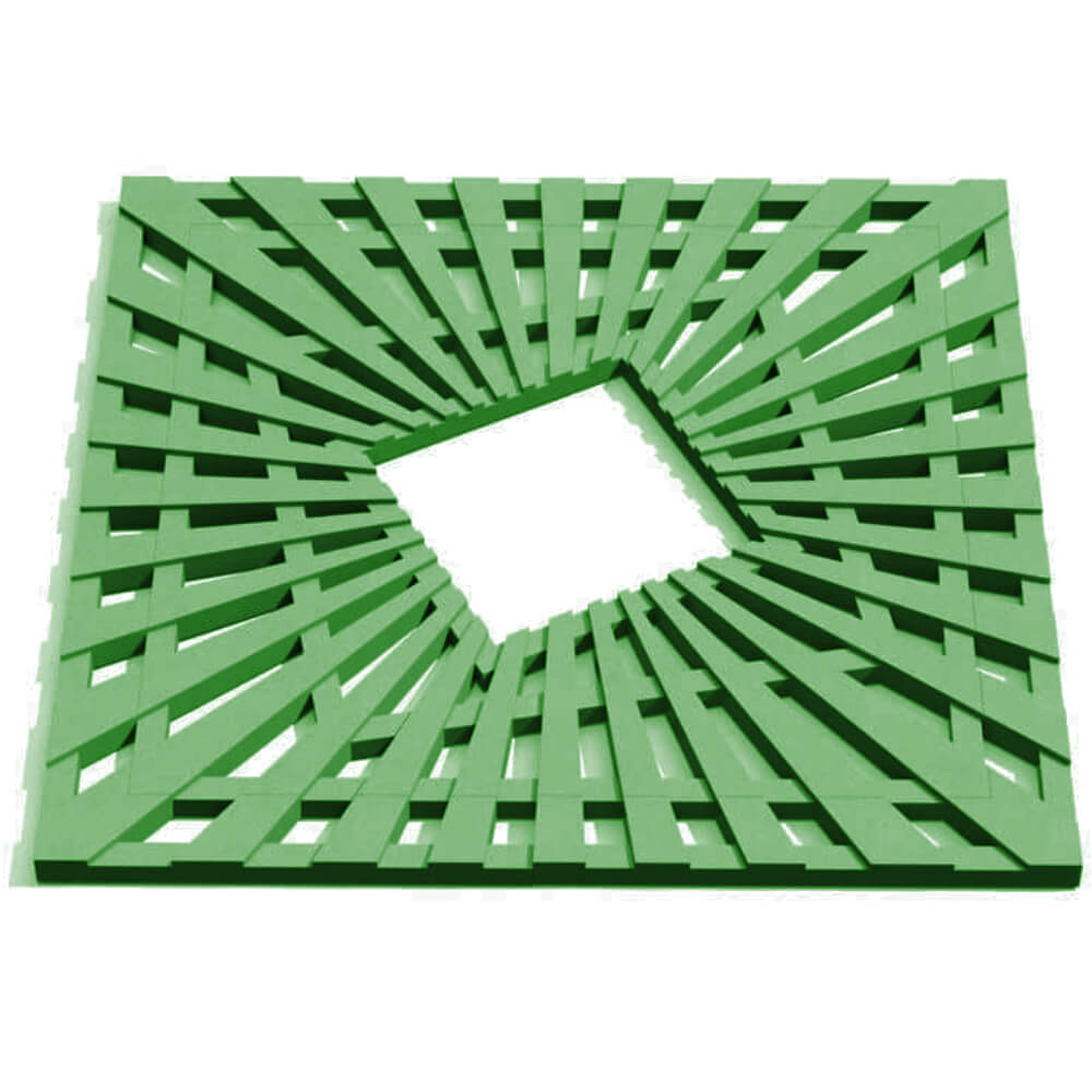 Приствольная решетка для дерева ZKING ATMOSPHERE 1.2х1.2м Зеленая Рязань фото