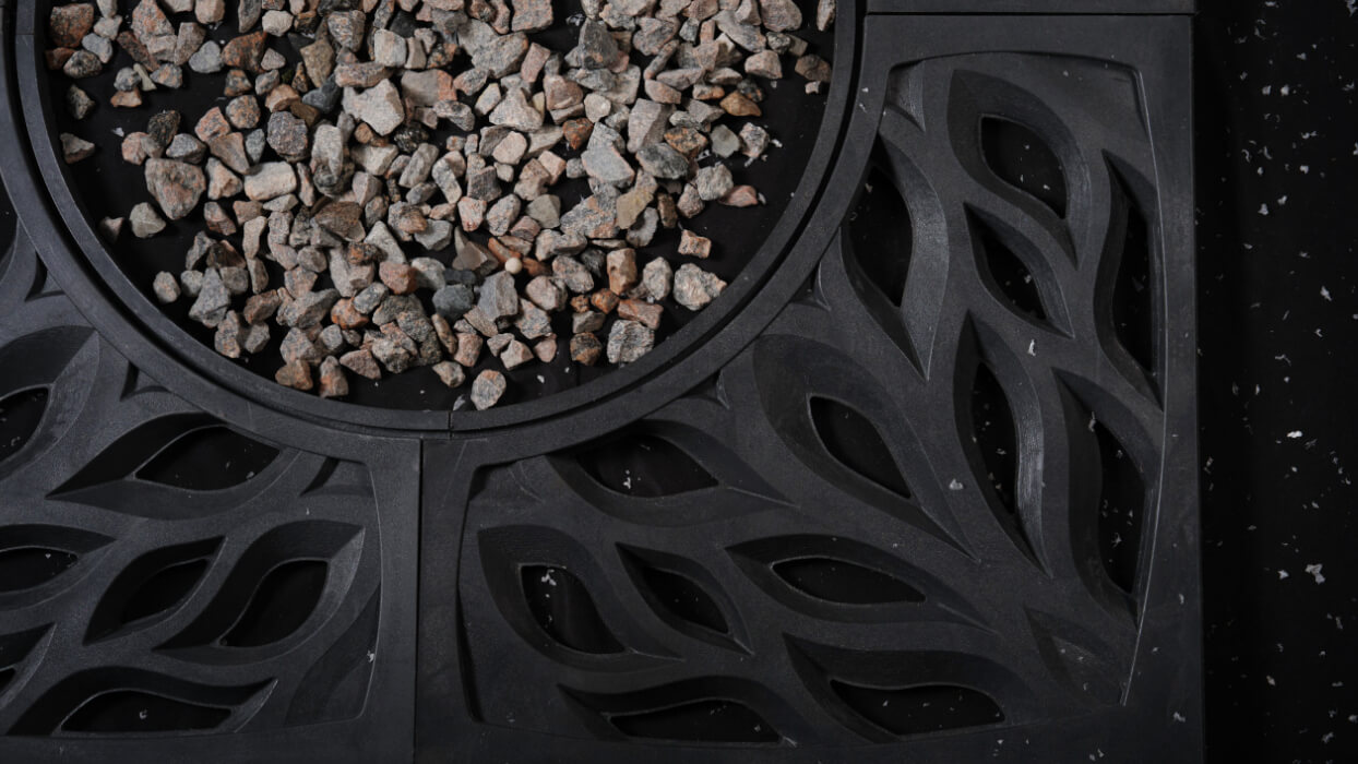 Приствольная решетка для дерева ZKING CRUST 1.2х1.2м Черная в Рязани фото